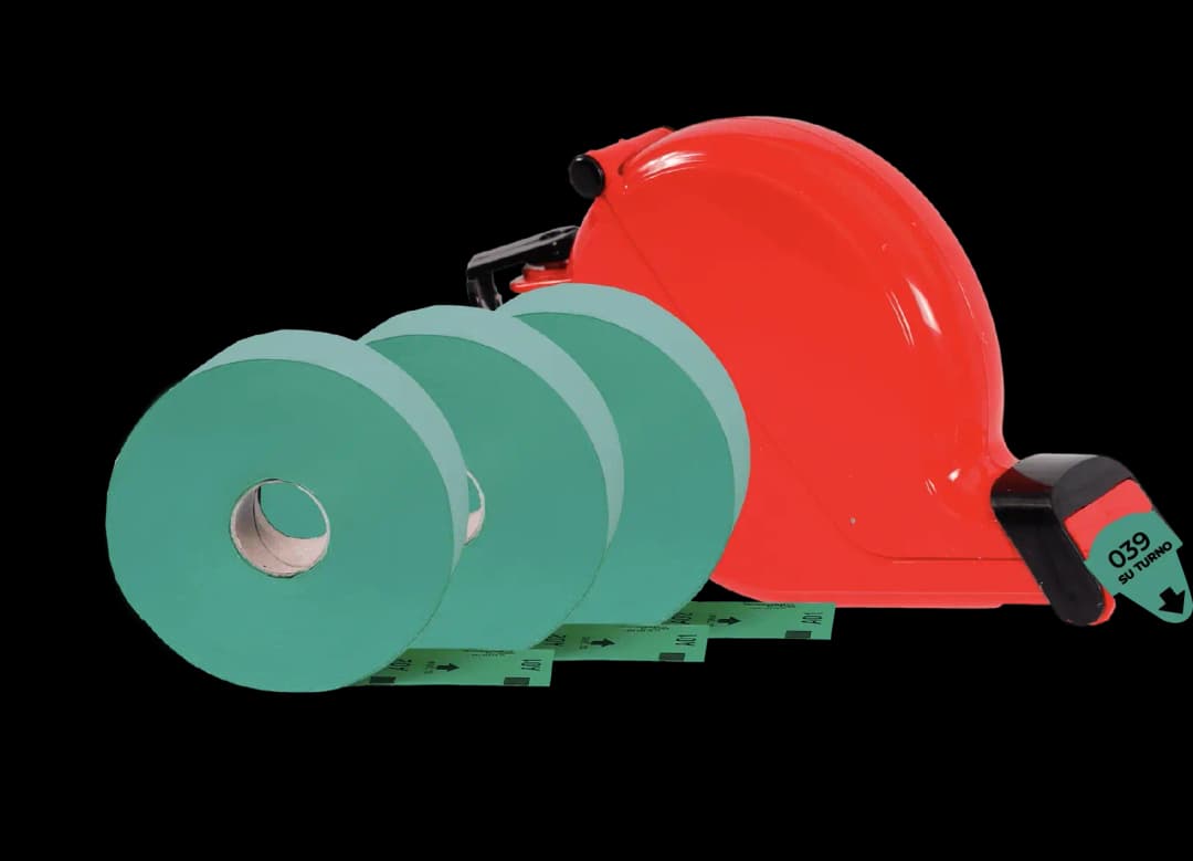 imagen rollos de tickets verdes