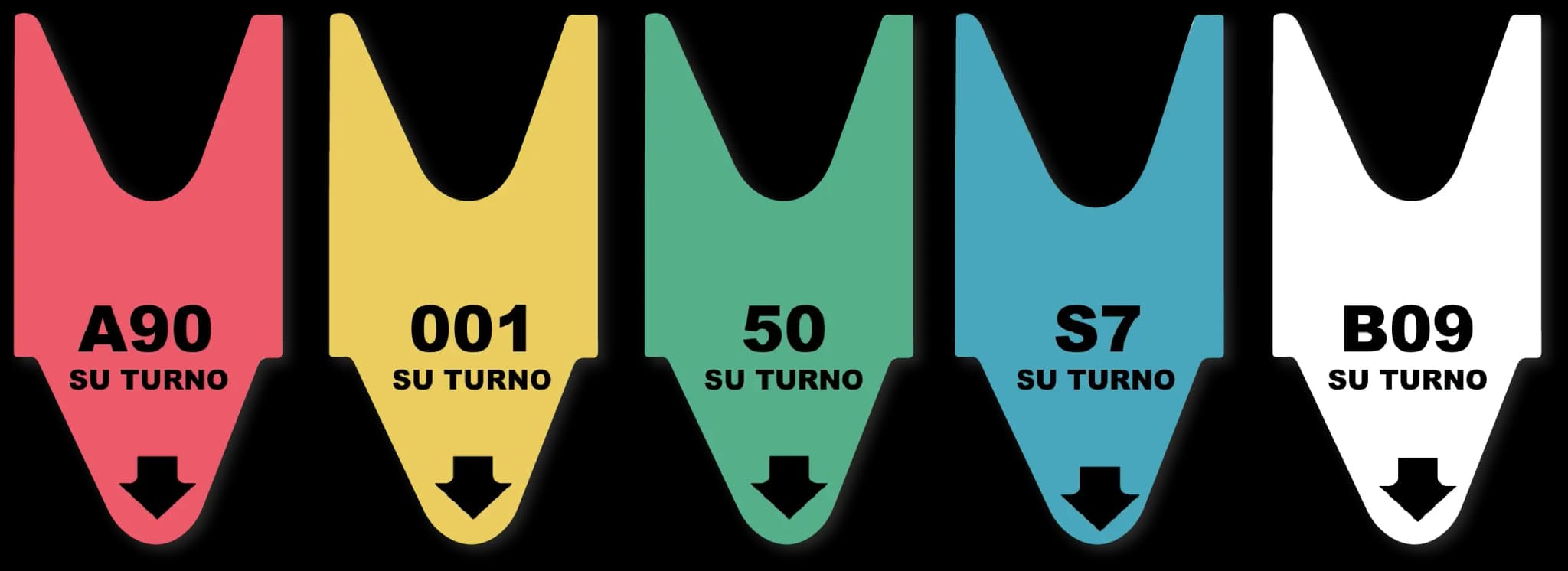 Fichos para turnos