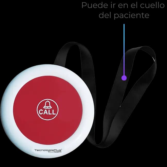 Llamador de enfermeras para colgar en el cuello