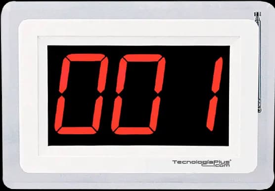 Pantalla T<span>1</span>-B de <span>1</span> llamado