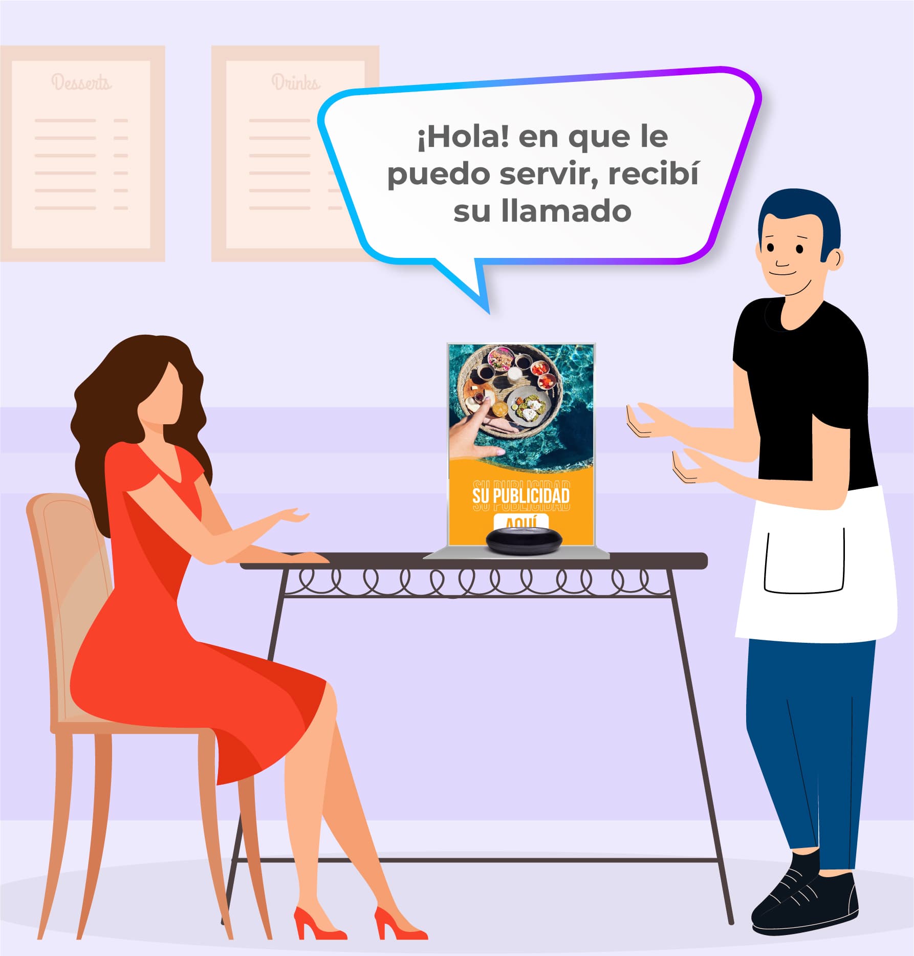 El cliente recibe la atención requerida